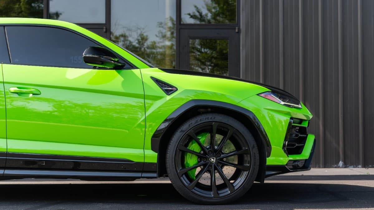 Ceramic window tint on a Lamborghini Urus