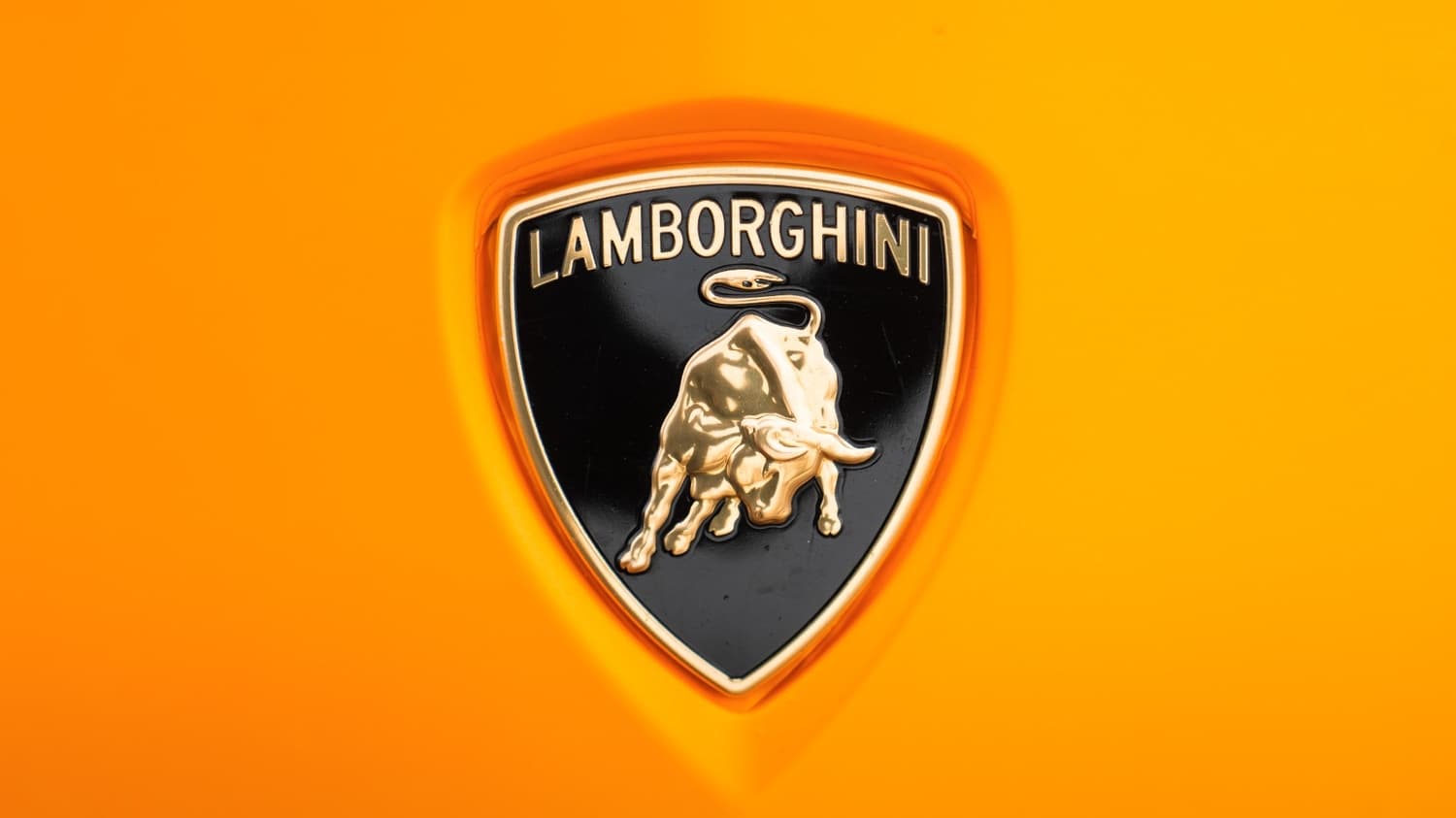 Ceramic-coated orange Lamborghini Urus