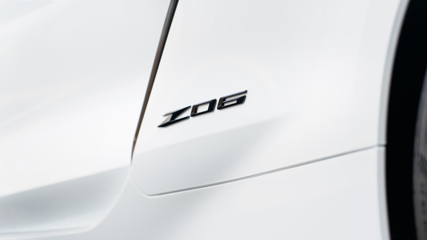 Z06 badge detail