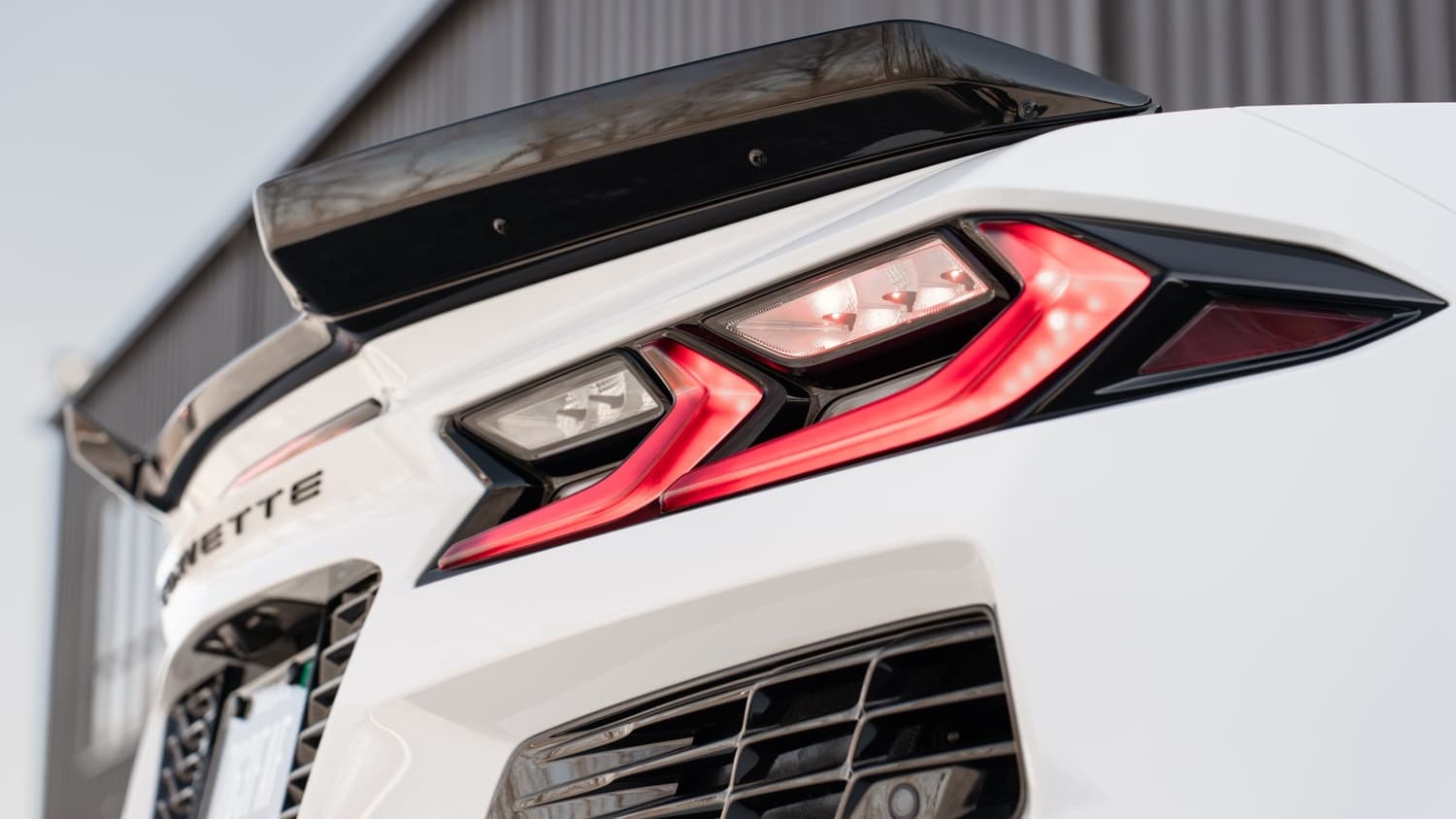 Deep gloss finish on a coated Corvette Z06